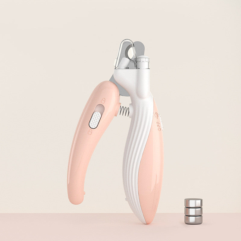 Professional LED Electric Nail Grinder for Dogs and Cats - Pet Nail Clippers with Integrated LED Light