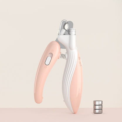 Professional LED Electric Nail Grinder for Dogs and Cats - Pet Nail Clippers with Integrated LED Light