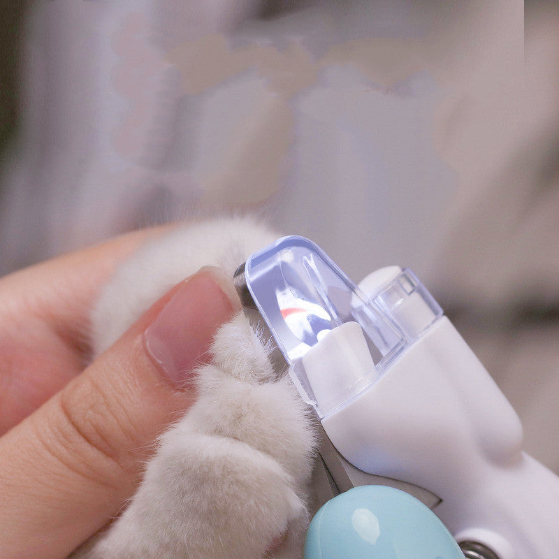 Professional LED Electric Nail Grinder for Dogs and Cats - Pet Nail Clippers with Integrated LED Light
