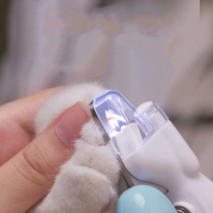 Professional LED Electric Nail Grinder for Dogs and Cats - Pet Nail Clippers with Integrated LED Light