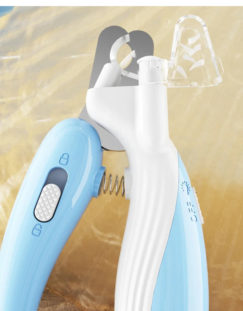 Professional LED Electric Nail Grinder for Dogs and Cats - Pet Nail Clippers with Integrated LED Light