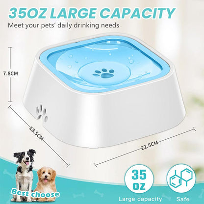 Spill-Resistant Pet Water Bowl