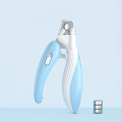 Professional LED Electric Nail Grinder for Dogs and Cats - Pet Nail Clippers with Integrated LED Light
