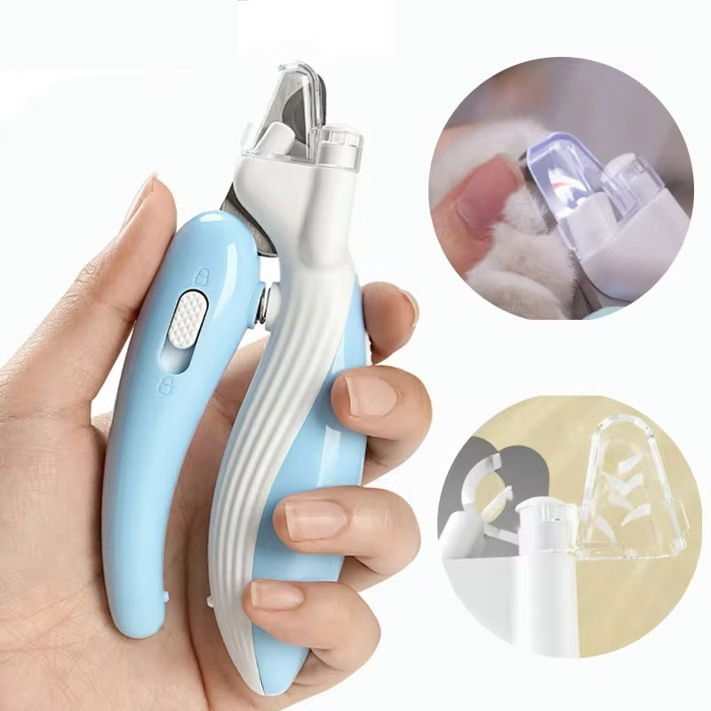 Professional LED Electric Nail Grinder for Dogs and Cats - Pet Nail Clippers with Integrated LED Light
